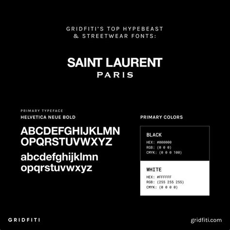 ysl lettertype|ysl font.